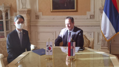 23. novembar 2021. Predsednik Narodne skupštine i ambasador Republike Koreje u Republici Srbiji 